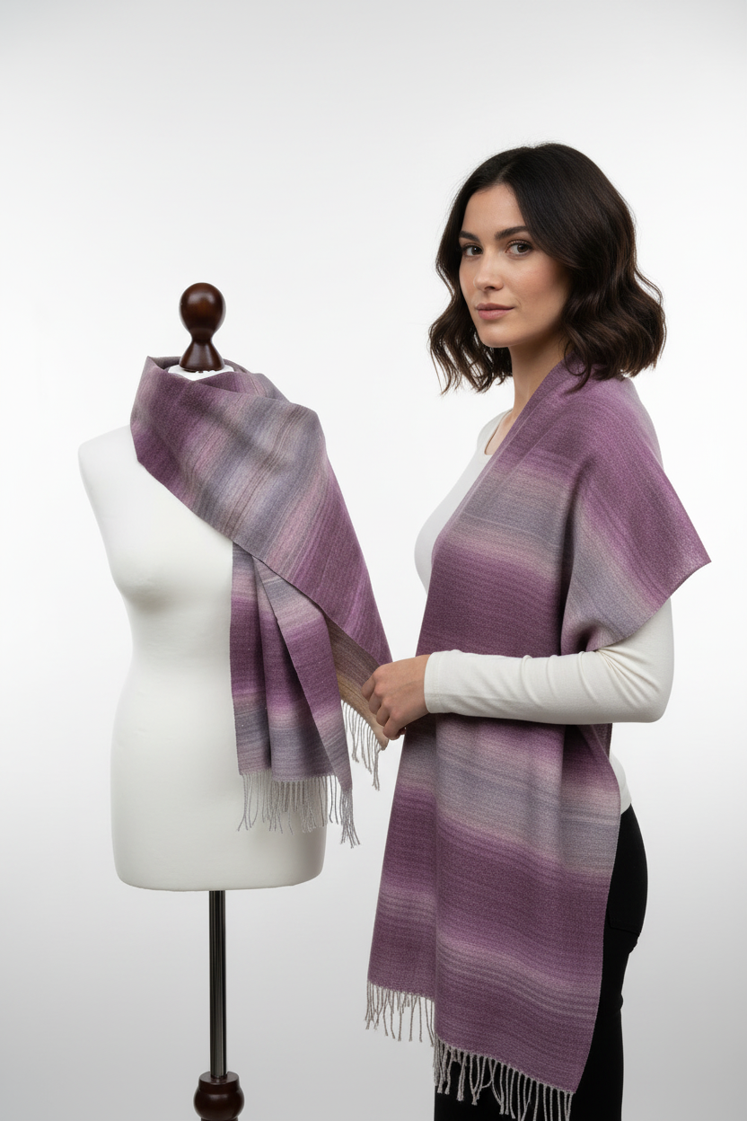Lilac scarf 2:3